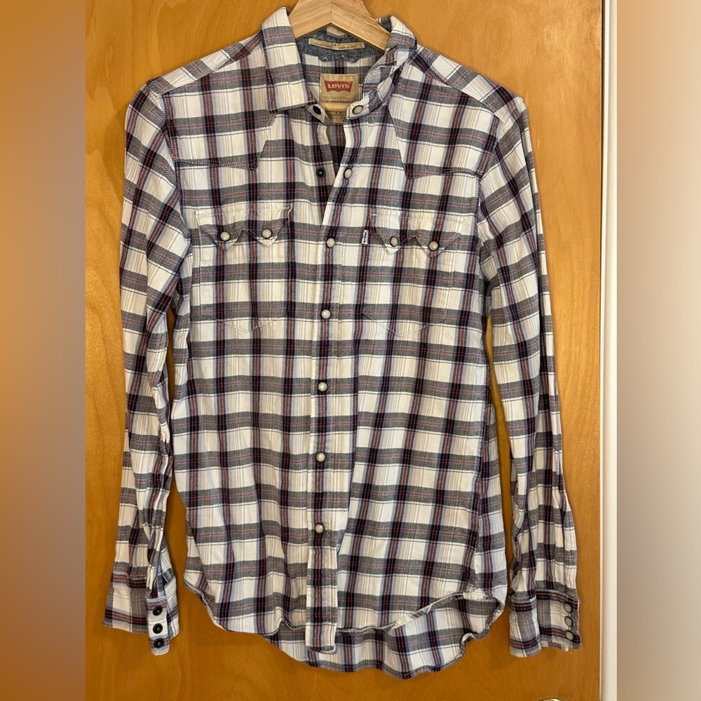 Levi’s western wear button down flannel